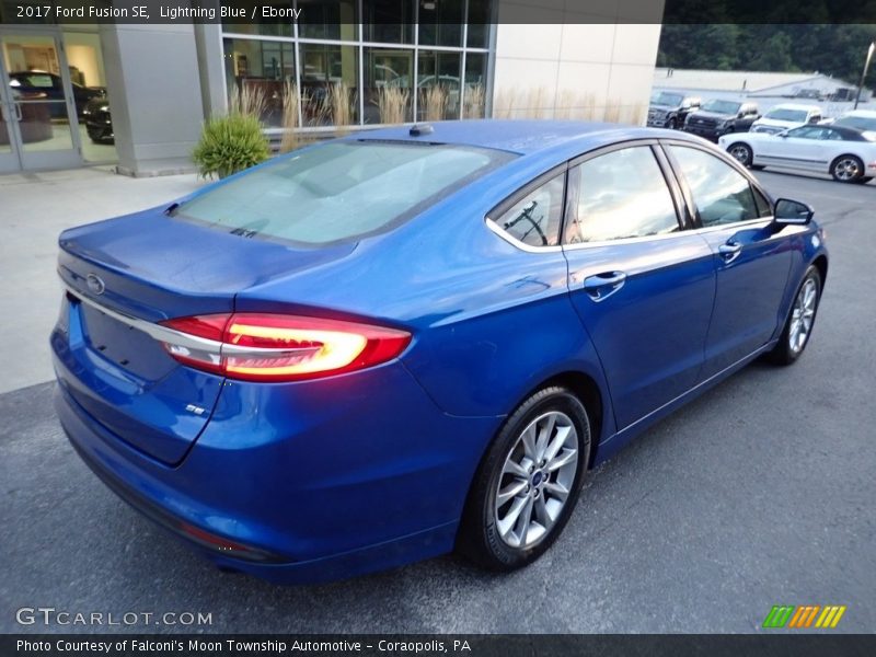Lightning Blue / Ebony 2017 Ford Fusion SE