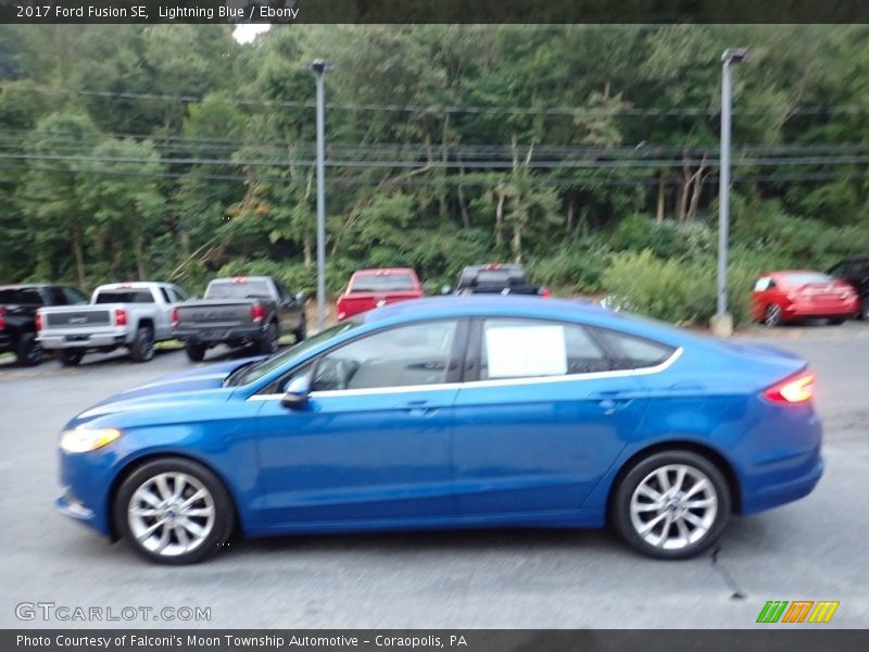 Lightning Blue / Ebony 2017 Ford Fusion SE