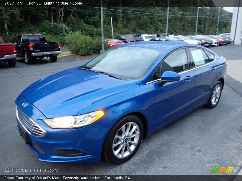 Lightning Blue / Ebony 2017 Ford Fusion SE