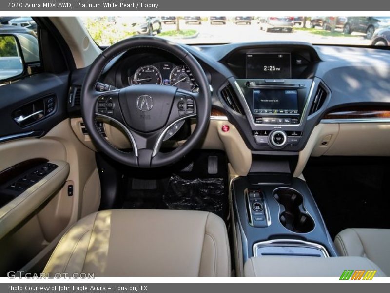 Platinum White Pearl / Ebony 2020 Acura MDX AWD