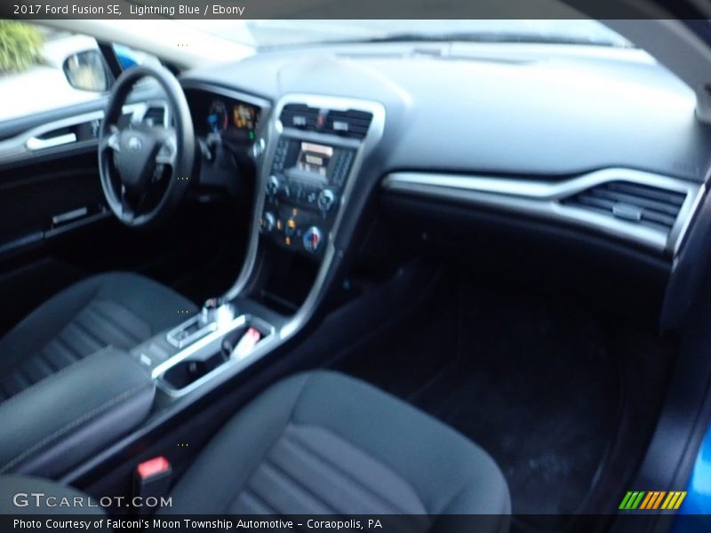 Lightning Blue / Ebony 2017 Ford Fusion SE