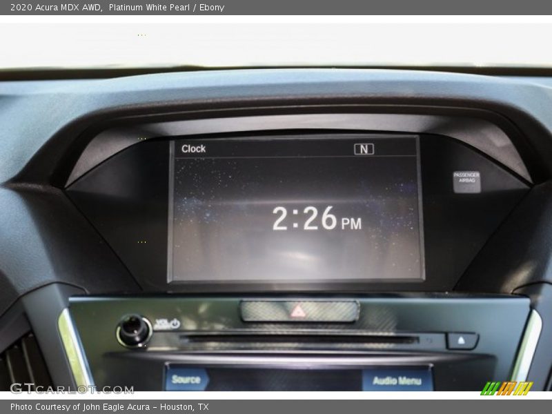 Platinum White Pearl / Ebony 2020 Acura MDX AWD