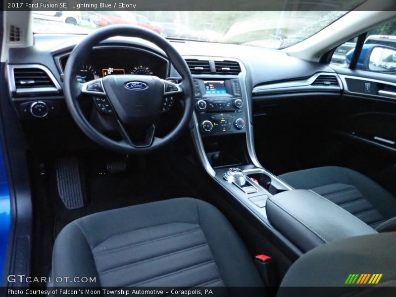 Lightning Blue / Ebony 2017 Ford Fusion SE