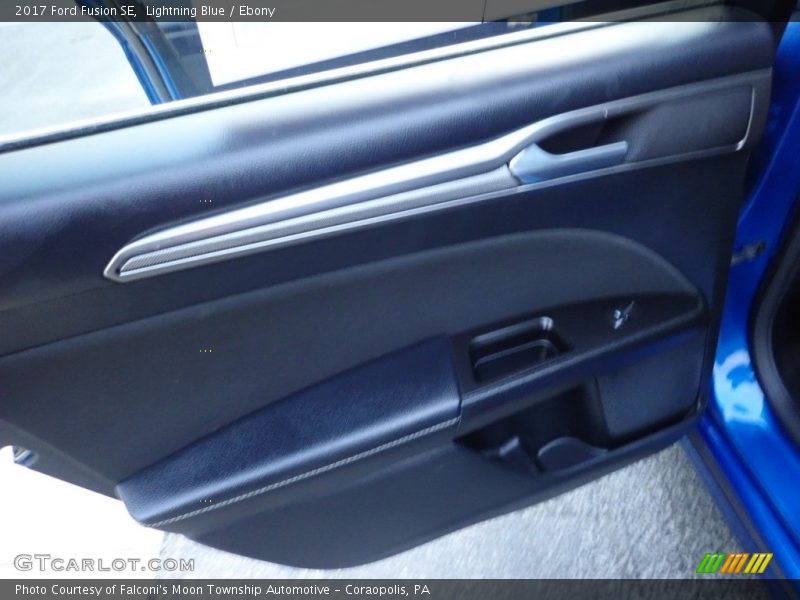 Lightning Blue / Ebony 2017 Ford Fusion SE