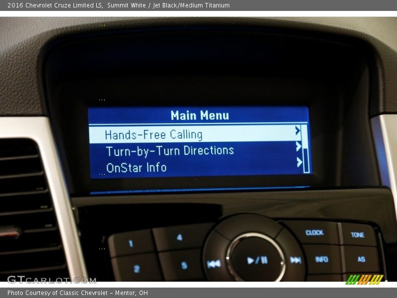 Summit White / Jet Black/Medium Titanium 2016 Chevrolet Cruze Limited LS