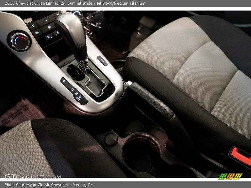 Summit White / Jet Black/Medium Titanium 2016 Chevrolet Cruze Limited LS