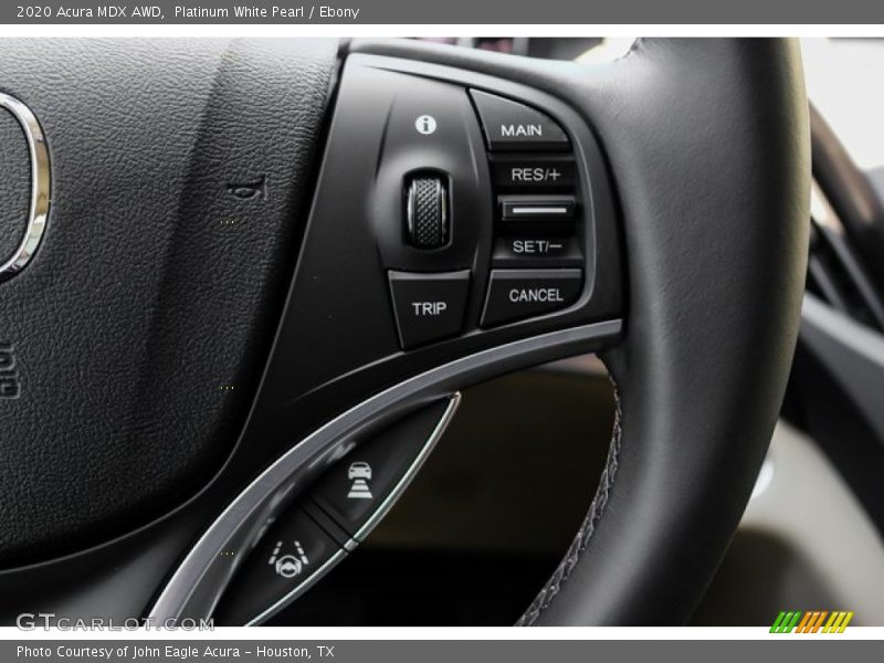 Platinum White Pearl / Ebony 2020 Acura MDX AWD