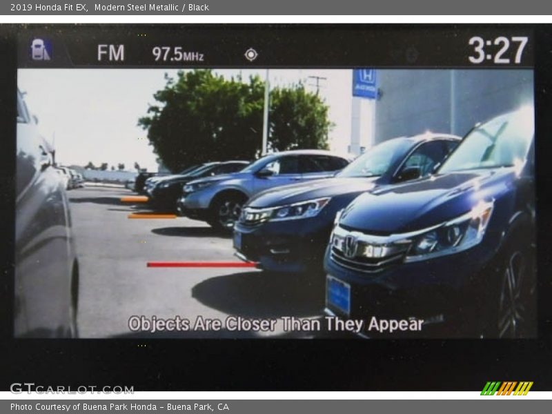 Modern Steel Metallic / Black 2019 Honda Fit EX