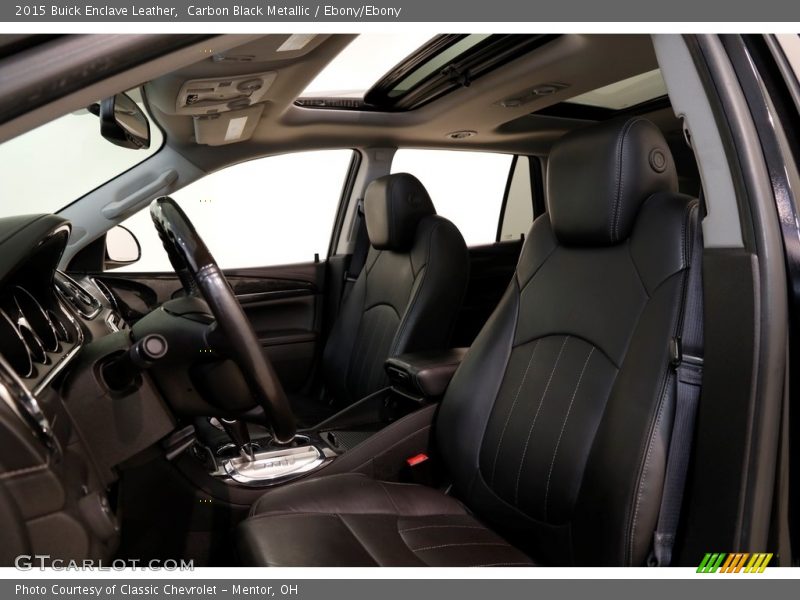 Carbon Black Metallic / Ebony/Ebony 2015 Buick Enclave Leather