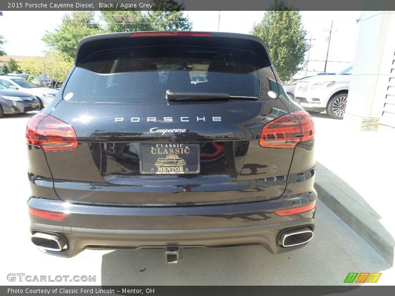 Black / Agate Grey 2015 Porsche Cayenne Diesel