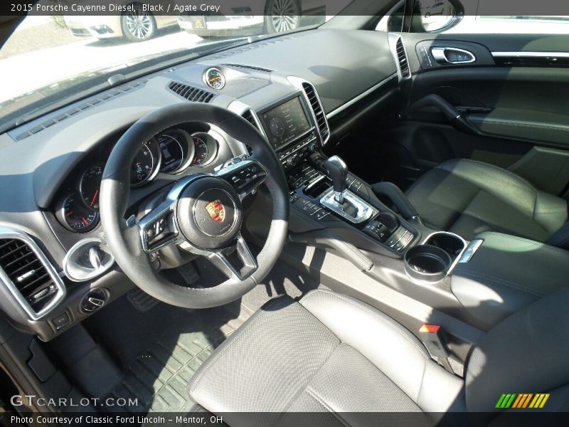 Black / Agate Grey 2015 Porsche Cayenne Diesel