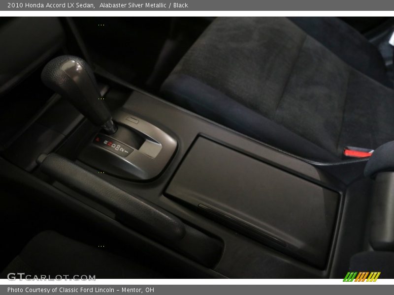 Alabaster Silver Metallic / Black 2010 Honda Accord LX Sedan