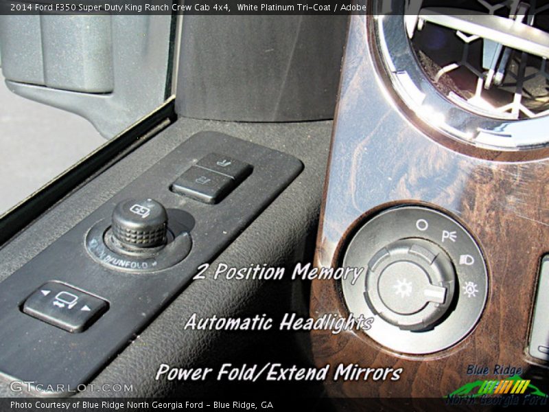 White Platinum Tri-Coat / Adobe 2014 Ford F350 Super Duty King Ranch Crew Cab 4x4