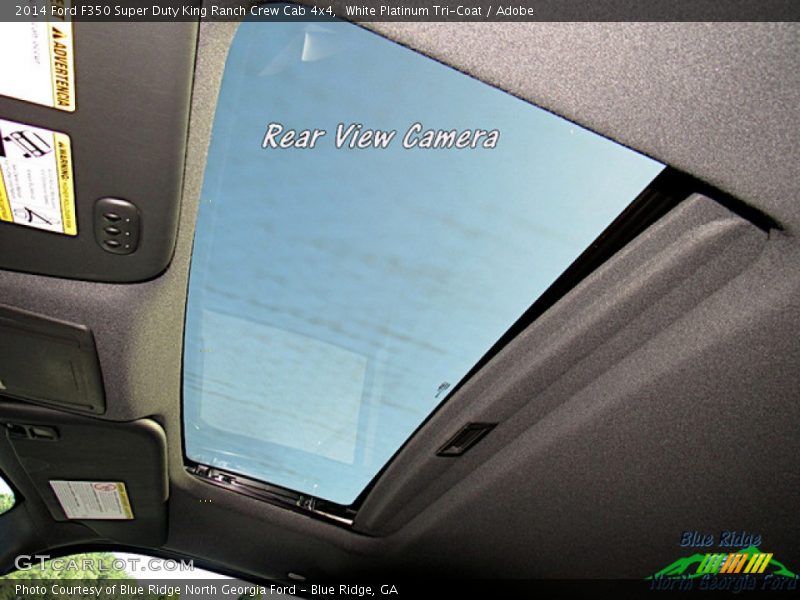 White Platinum Tri-Coat / Adobe 2014 Ford F350 Super Duty King Ranch Crew Cab 4x4