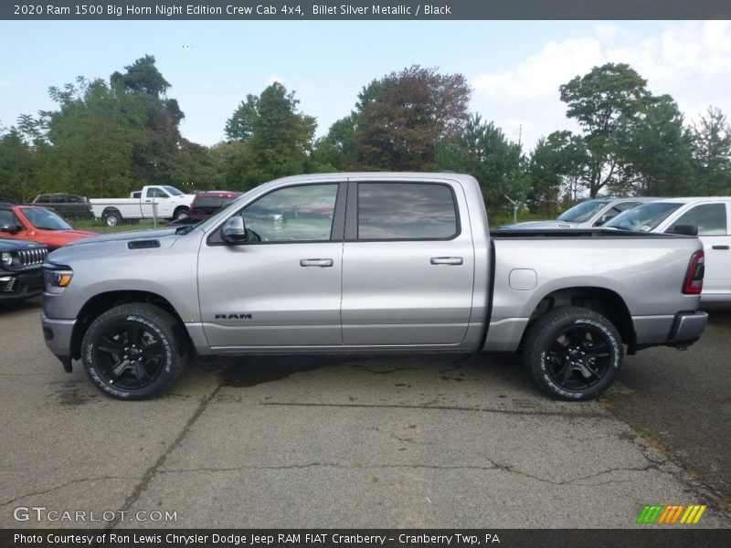 Billet Silver Metallic / Black 2020 Ram 1500 Big Horn Night Edition Crew Cab 4x4