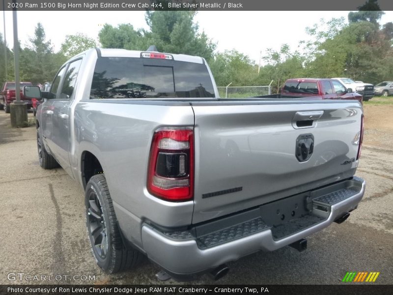 Billet Silver Metallic / Black 2020 Ram 1500 Big Horn Night Edition Crew Cab 4x4