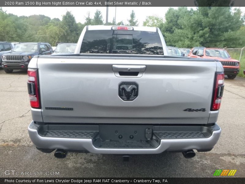 Billet Silver Metallic / Black 2020 Ram 1500 Big Horn Night Edition Crew Cab 4x4