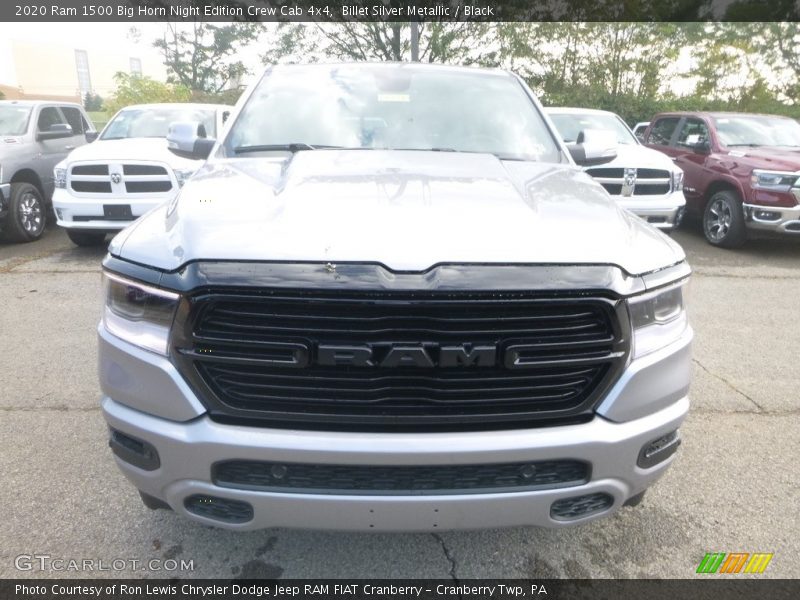 Billet Silver Metallic / Black 2020 Ram 1500 Big Horn Night Edition Crew Cab 4x4
