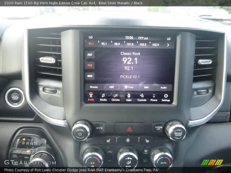 Billet Silver Metallic / Black 2020 Ram 1500 Big Horn Night Edition Crew Cab 4x4