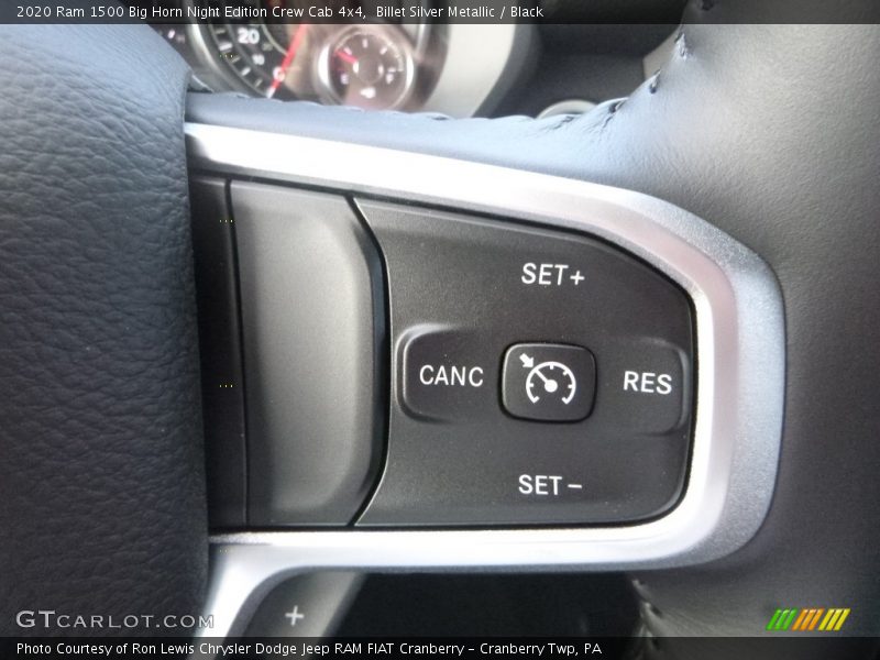 Billet Silver Metallic / Black 2020 Ram 1500 Big Horn Night Edition Crew Cab 4x4