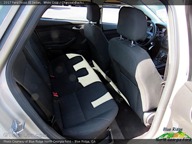 White Gold / Charcoal Black 2017 Ford Focus SE Sedan