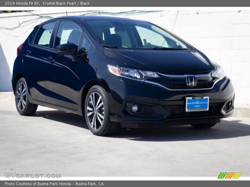 Crystal Black Pearl / Black 2019 Honda Fit EX