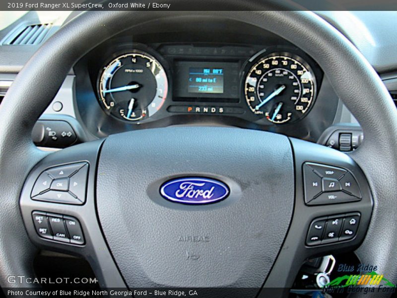 Oxford White / Ebony 2019 Ford Ranger XL SuperCrew