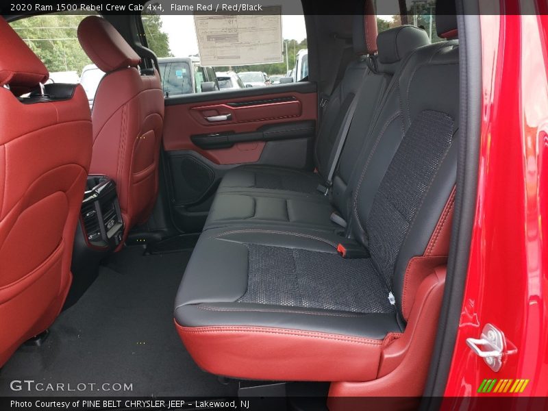 Rear Seat of 2020 1500 Rebel Crew Cab 4x4