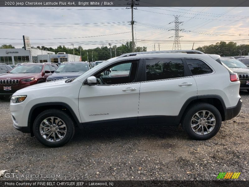 Bright White / Black 2020 Jeep Cherokee Latitude Plus 4x4