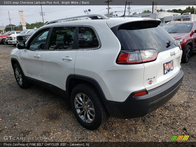 Bright White / Black 2020 Jeep Cherokee Latitude Plus 4x4