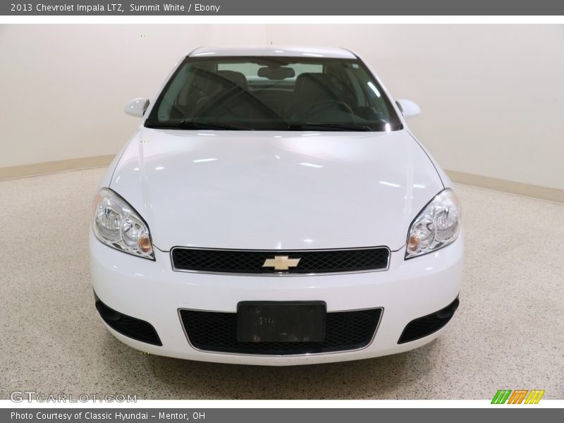 Summit White / Ebony 2013 Chevrolet Impala LTZ
