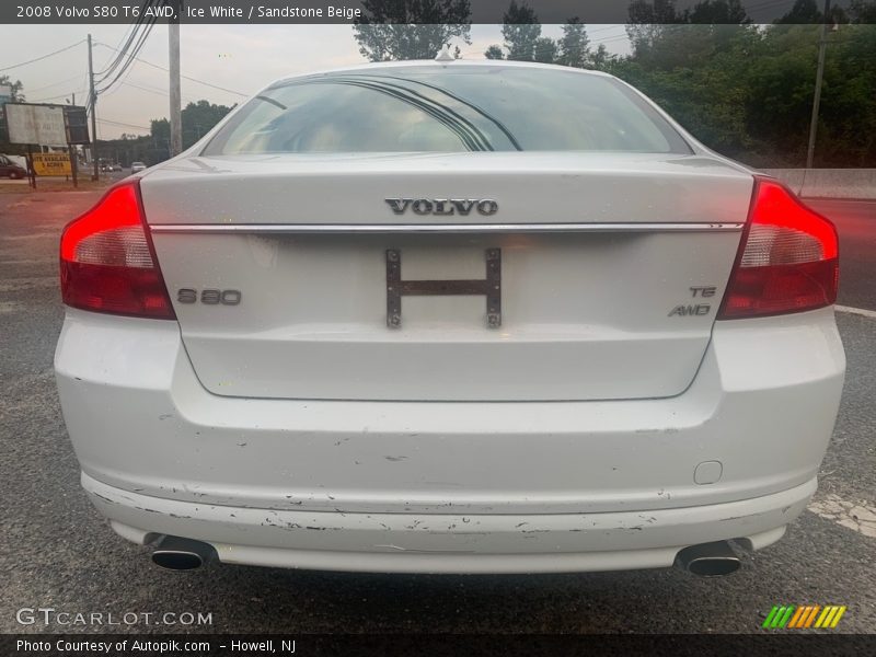Ice White / Sandstone Beige 2008 Volvo S80 T6 AWD