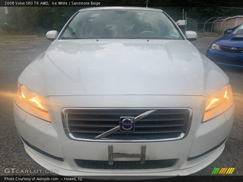 Ice White / Sandstone Beige 2008 Volvo S80 T6 AWD
