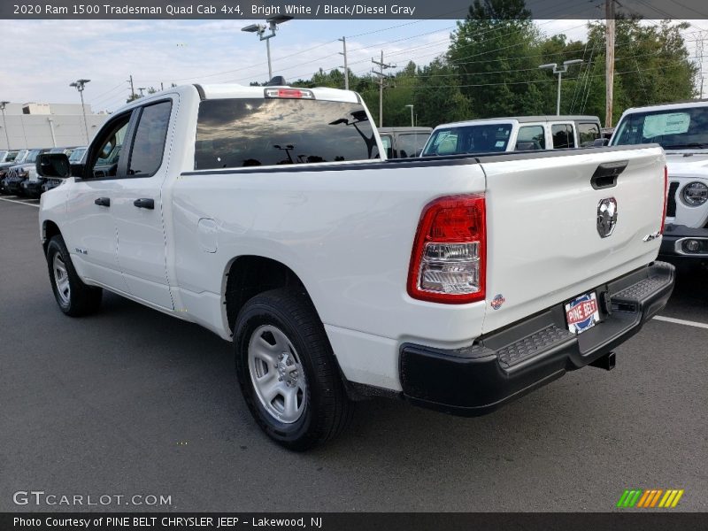 Bright White / Black/Diesel Gray 2020 Ram 1500 Tradesman Quad Cab 4x4