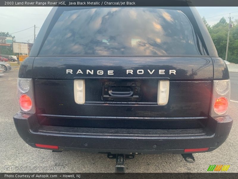 Java Black Metallic / Charcoal/Jet Black 2003 Land Rover Range Rover HSE