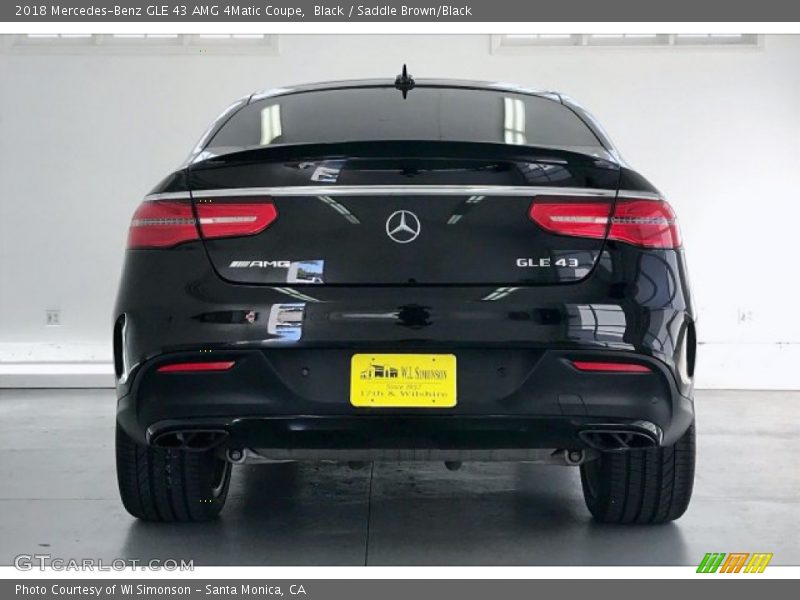 Black / Saddle Brown/Black 2018 Mercedes-Benz GLE 43 AMG 4Matic Coupe