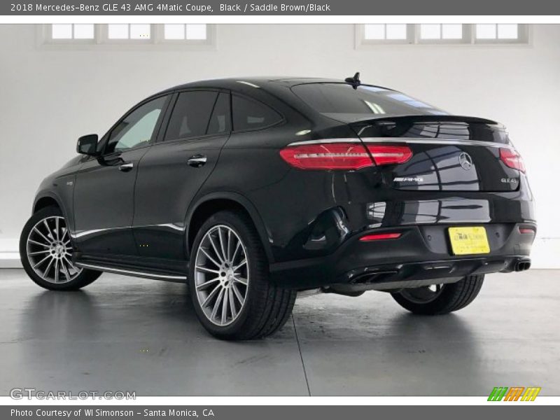 Black / Saddle Brown/Black 2018 Mercedes-Benz GLE 43 AMG 4Matic Coupe