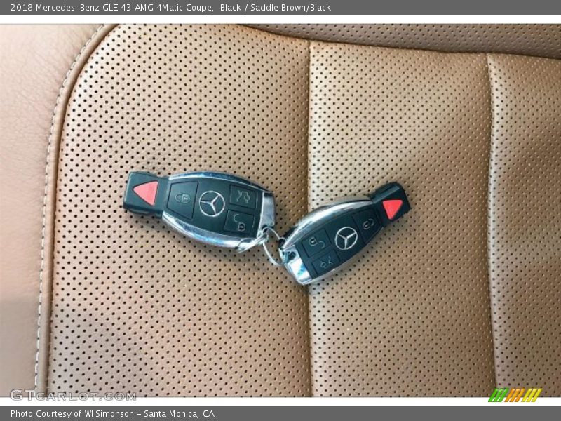 Keys of 2018 GLE 43 AMG 4Matic Coupe