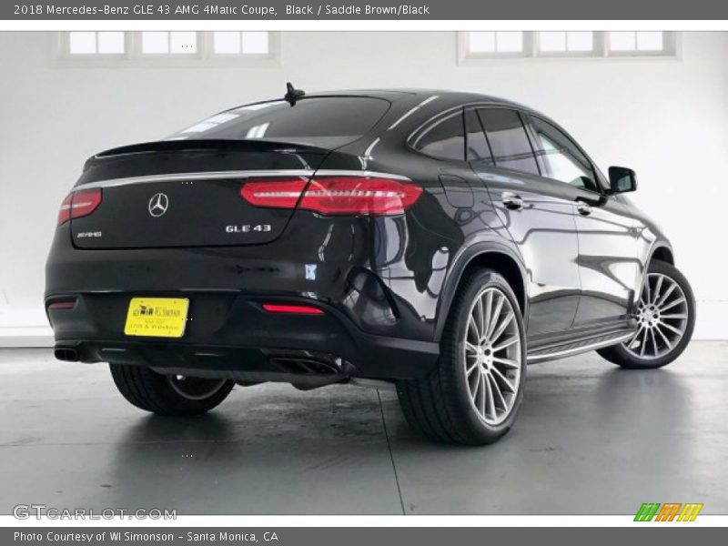 Black / Saddle Brown/Black 2018 Mercedes-Benz GLE 43 AMG 4Matic Coupe