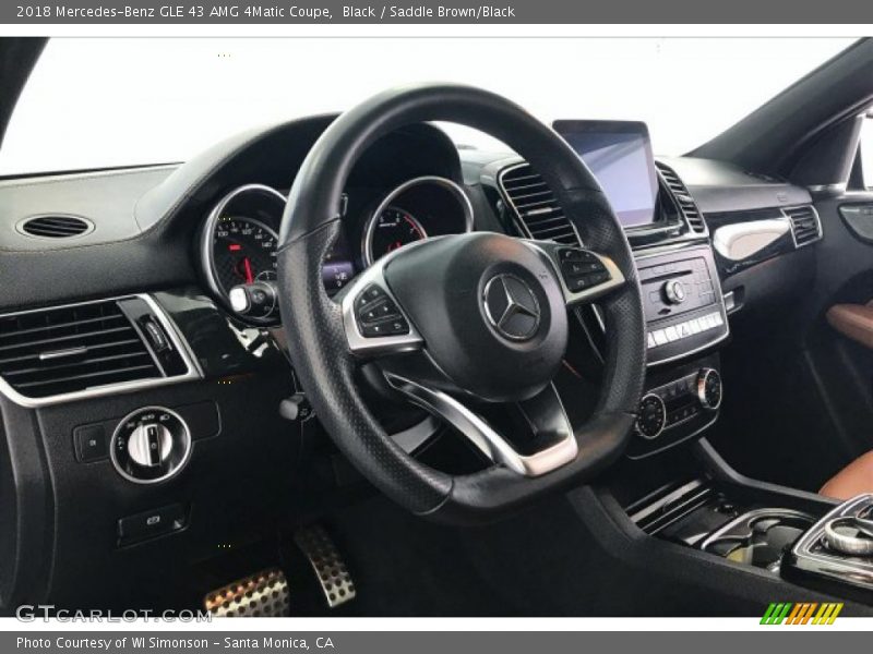 Black / Saddle Brown/Black 2018 Mercedes-Benz GLE 43 AMG 4Matic Coupe