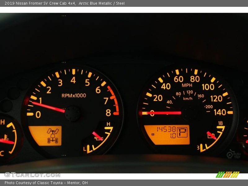Arctic Blue Metallic / Steel 2019 Nissan Frontier SV Crew Cab 4x4