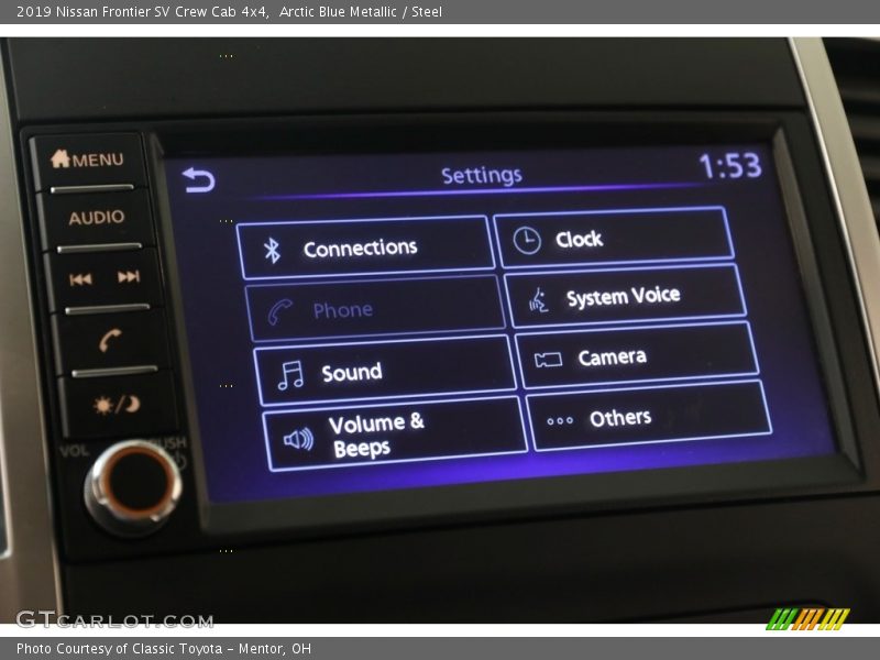 Arctic Blue Metallic / Steel 2019 Nissan Frontier SV Crew Cab 4x4