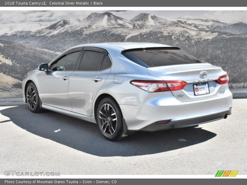 Celestial Silver Metallic / Black 2018 Toyota Camry LE