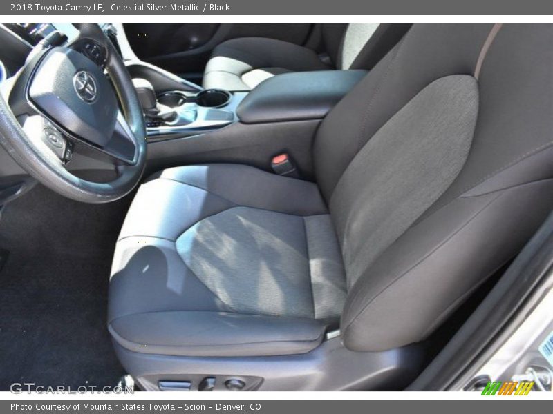 Celestial Silver Metallic / Black 2018 Toyota Camry LE