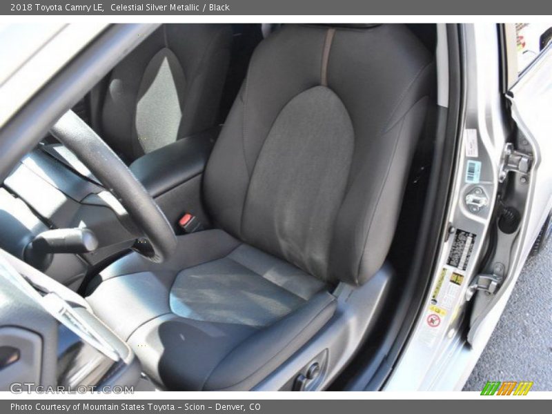 Celestial Silver Metallic / Black 2018 Toyota Camry LE
