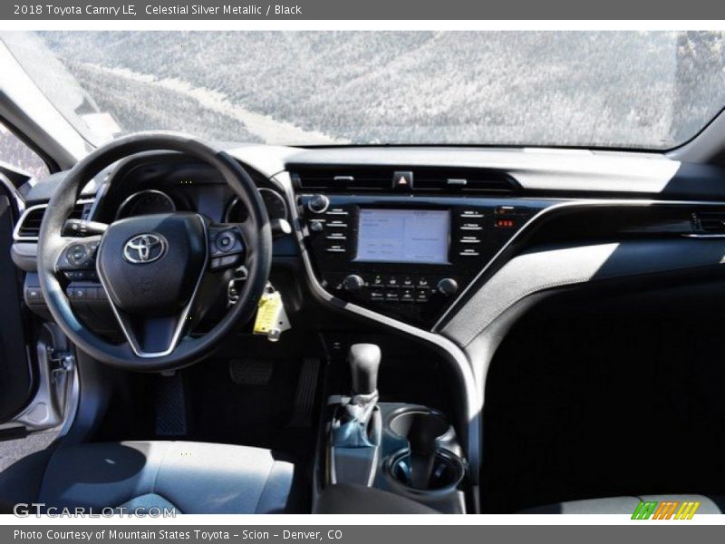 Celestial Silver Metallic / Black 2018 Toyota Camry LE