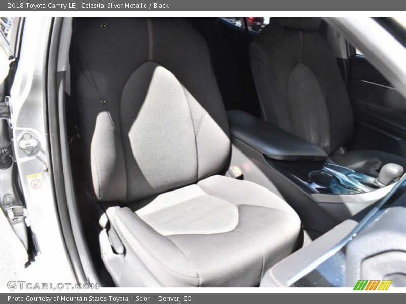 Celestial Silver Metallic / Black 2018 Toyota Camry LE