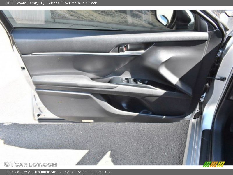 Celestial Silver Metallic / Black 2018 Toyota Camry LE