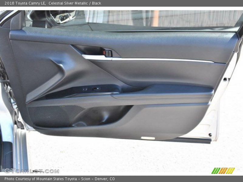 Celestial Silver Metallic / Black 2018 Toyota Camry LE