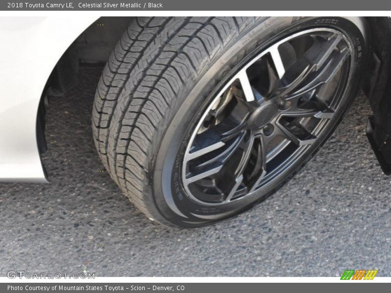 Celestial Silver Metallic / Black 2018 Toyota Camry LE
